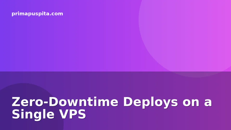 Zero-Downtime Deploys on a Single VPS