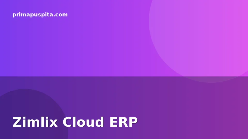Zimlix Cloud ERP