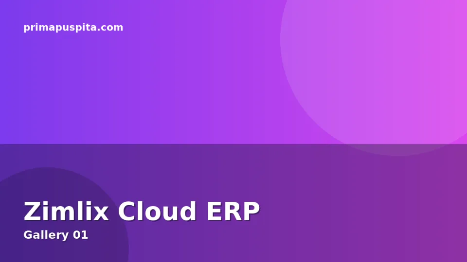 Zimlix Cloud ERP — gallery image 1